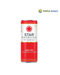 Trà Lên Men Dâu Tây Star Kombucha Lon 250ml