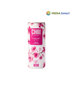 Nước Tr&aacute;i C&acirc;y L&ecirc;n Men Chill Sakura Vị Vải Sake Lon 250ml