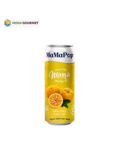 Nước Trái Cây Có Ga Cam Yuzu Mamapop Lon 330ml