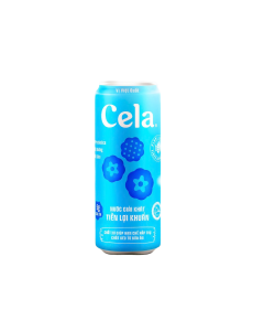 Nước Tiền Lợi Khuẩn Cela Vị Việt Quất Lon 320ml