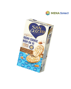 B&aacute;nh Cookie Hạnh Nh&acirc;n Mặn Mix Vị C&aacute; & T&ocirc;m Hiệu Son Guzto Hộp 90g