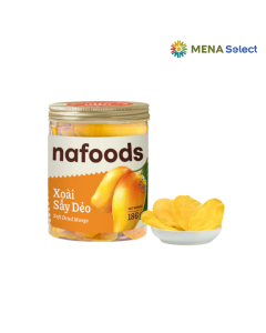 Xoài sấy dẻo Nafoods có đường hũ 186g