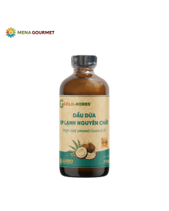 Dầu Dừa Ép Lạnh Nguyên Chất Goldzherbs Hộp 250ml