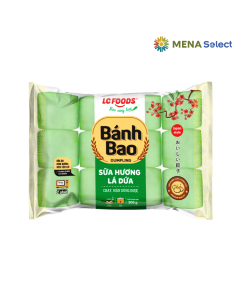 Bánh Bao Sữa Hương Lá Dứa LC Foods Gói 300g