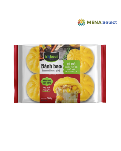 Bánh Bao Bí Đỏ Nhân Thịt Bò Phô Mai Mozzarella Kitkool Gói 300g