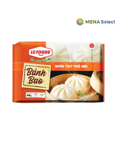 Bánh Bao Nhân Thịt Phô Mai LC Foods Gói 400g
