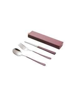 Bộ Muỗng Đũa Inox LivingOvoje Hồng