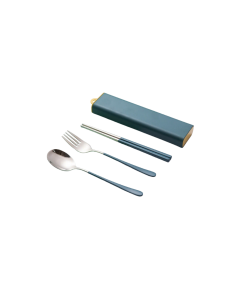 Bộ Muỗng Đũa Inox LivingOvoje Xanh Dương