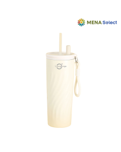 Ly Giữ Nhiệt Living On 800ml Trắng Kem