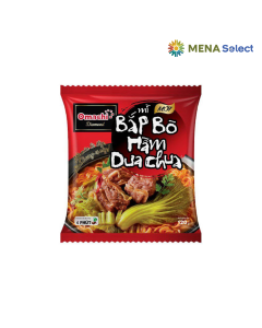 Mì Omachi Bắp Bò Hầm Dưa Chua Gói 125g