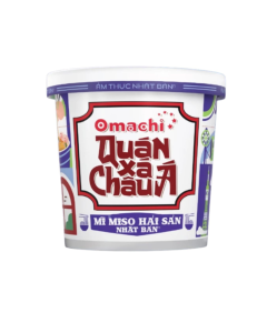Mì Omachi Quán Xá Châu Á Miso Hải Sản Nhật Bản Hộp 96g 
