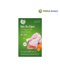 Bột Ăn Dặm Vị Gà Hầm Cà Rốt Mămmy Hộp 7x20g