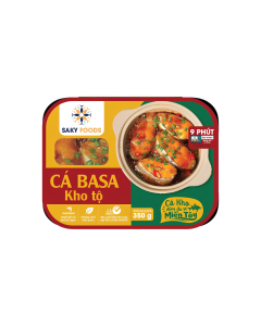 Cá basa Saky kho tộ khay 350g