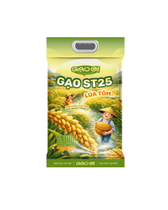 Gạo ST25 Lúa Tôm Gạo Ơi Túi 5Kg