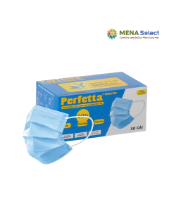 Khẩu Trang 3 Lớp Perfetta Trắng/Đen/Xanh Hộp 50C