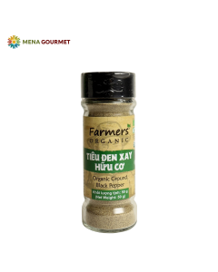 Tiêu Đen Hữu Cơ Xay Farmers Vipep Hũ TT 50g