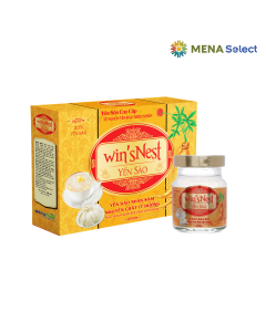 Yến sào chưng sẵn Wins Nest 20% nhân sâm ít đường hộp 6 hũ x 70ml