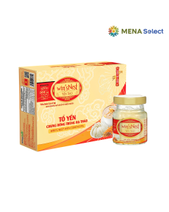 Yến s&agrave;o chưng sẵn Wins Nest 25% đ&ocirc;ng tr&ugrave;ng hạ thảo hộp 6 hũ x 70ml
