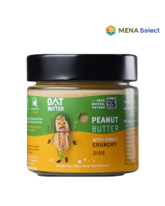 Bơ Đậu Phộng Đạt Butter Mật Ong Hạt Hũ TT 210g