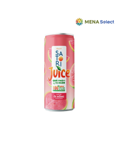Nước ép Satori Juice ổi hồng lon 250ml