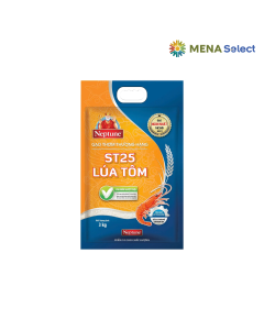 Gạo Thơm Thượng Hạng Neptune ST25 Lúa Tôm Túi 3kg