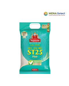 Gạo Thơm Dẻo Đặc Biệt ST25 Plus Neptune Túi 5Kg