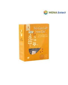 Trà Quê Việt gạo lứt hoa cúc hộp 10 gói x 15g