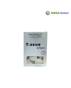 Khăn Nén Cao Cấp T.ssue Wipes Hộp 30 Viên