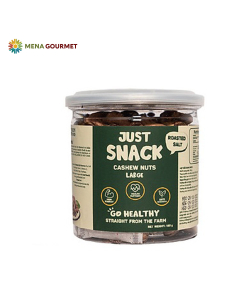 Hạt Điều Vỏ Lụa Rang Muối Just Snack Hũ 180g