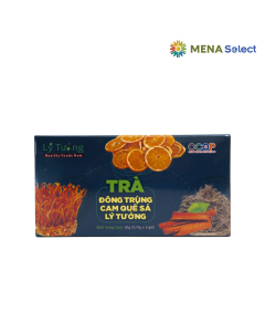 Trà Đông Trùng Hạ Thảo Lý Tưởng Cam Quế Sả Hộp Giấy 8x13.75g