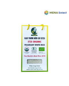 Gạo Ông Cua ST25 Hữu Cơ Ông Cua Hộp 2Kg
