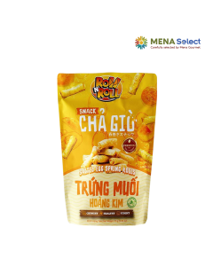 Snack Chả Giò RollnRoll Trứng Muối Hoàng Kim Gói 75g