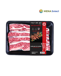 Sườn Bò Mỹ Có Xương Steak An Gia Khay 300g