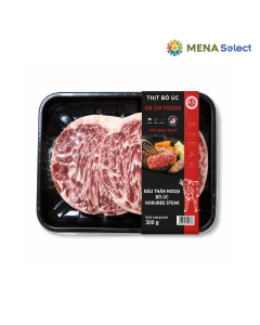 Đầu thăn ngoại b&ograve; &Uacute;c Hokubee Steak An Gia khay 300gr