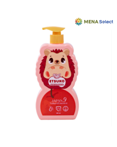 Sữa Tắm Gội Kháng khuẩn Etsuko Táo Fuji Nhật 400ml