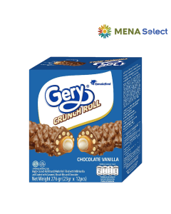 Bánh Cuộn Phủ Sô Cô La Gery Crunchroll Vanilla Hộp 276g