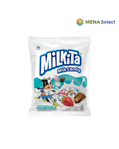 Kẹo sữa Milkita vị dâu sô cô la sữa gói 84g