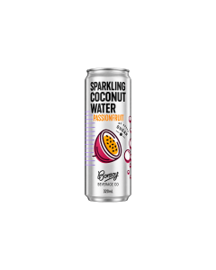 Nước dừa có ga Bonsoy vị chanh dây lon 320ml