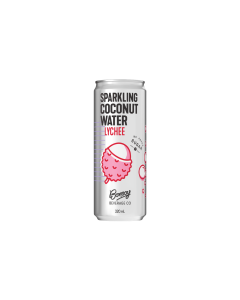 Nước dừa có ga Bonsoy vị vải lon 320ml