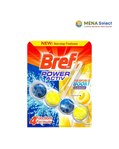 Vỉ 4V Khử Mùi Toilet Bref H.Chanh 50g