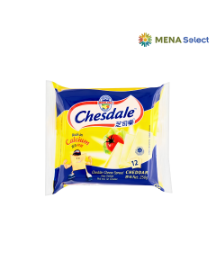 Phô mai lát Chesdale Cheddar vị sữa gói 250g