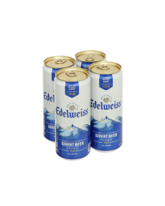 Bia Tuyết Edelweiss Sleek Lon 330ml