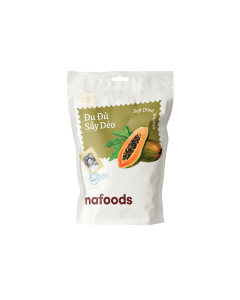 Đu Đủ Sấy Dẻo C&oacute; Đường Nafoods T&uacute;i 100g