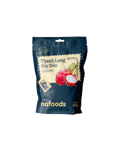 Thanh Long Trắng Sấy Dẻo Kh&ocirc;ng Đường Nafoods T&uacute;i 100g
