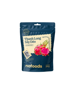 Thanh Long Đỏ Sấy Dẻo Kh&ocirc;ng Đường Nafoods T&uacute;i 100g