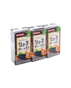 Lốc 3 Hộp Sữa Đậu Đen Óc Chó Hạnh Nhân Sahmyyook 190ml