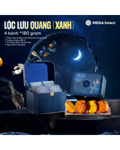 Bộ Hộp Quà Trung Thu Lộc Lưu Quang Xanh 4x180gr