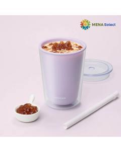 Ly nhựa 2 lớp LocknLock Bubble Tea Cold Cup 720ml kèm ống hút trân châu HAP529Vol