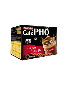 Cà Phê Phố MacCoffee Sữa Đá Hộp 10x24g