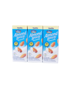 Sữa Hạt Hạnh Nhân Vị Vanilla Almond Breeze Lốc 3x180ml